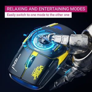 2.4GHz Wireless Futuristic Motorsport Mouse 4800 DPI RGB Backlight Multiple Modes