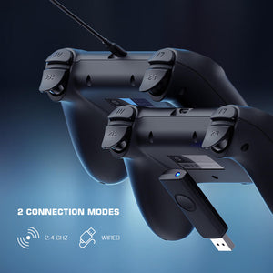 2.4GHz Wireless Modern Gamepad Double Motor Vibration Turbo Mode Connectivity