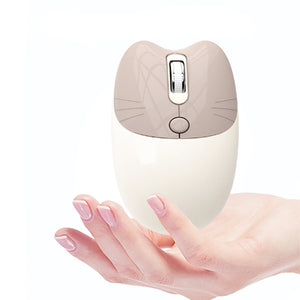 2.4GHz Wireless Multi-Color Combo Keyboard Adjustable 1600 DPI Mouse Round Keycaps