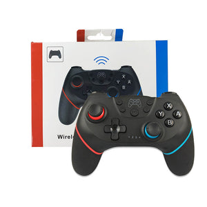 Black Bluetooth Multi-Color Gamepad Vibration Turbo PC Switch