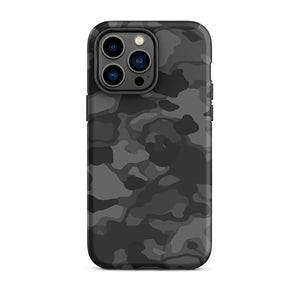 Black Infiltration Operation Camouflage Armor iPhone 14 Pro Max Tough Case