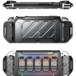 Black Nintendo Switch OLED Protective Case Card Storage Picture