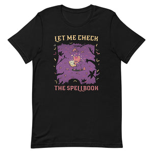 Black Wise Frog Magician Spellbook Tee Shadow Dark Forest
