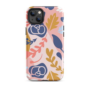 Blooming Soft Flower Plant Leaf iPhone 14 Plus Tough Case