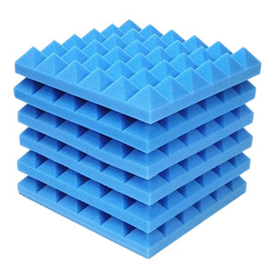 Blue Studio Wall Sound Absorption Foam Soundproof Streamer Room