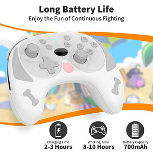 Bluetooth Happy Dog Controller Vibration Wake-Up Turbo Switch Battery Life