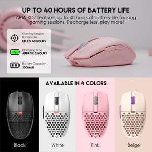 Competitive Optical Tri-Mode Mouse 26000 DPI 650 IPS Lightweight Battery Life