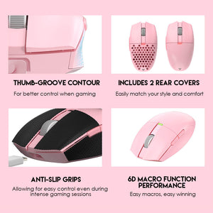 Competitive Optical Tri-Mode Mouse 26000 DPI 650 IPS Lightweight Features