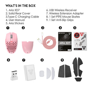 Competitive Optical Tri-Mode Mouse 26000 DPI 650 IPS Lightweight Packaging