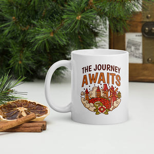 Cozy Cartoon Medieval City Mug Adventurer Journey Lifestyle