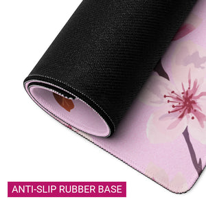 Large Cute Pink Sakura Flower Seasonal Mouse Pad Anti-Slip
