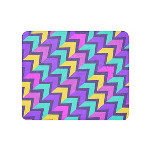 Multi-Colored Repeated Abstract Arrowhead Sherpa Blanket 50x60" Front