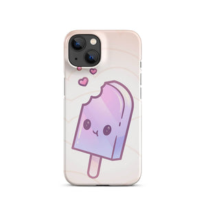 Pastel Kawaii Ice Pop OwO iPhone 14 Snap Case