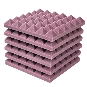 Pink Studio Wall Sound Absorption Foam Soundproof Streamer Room