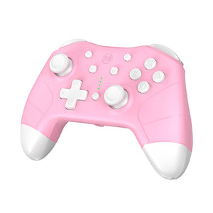 Pink Wireless Pro Controller Vibration NFC Macro Turbo Switch