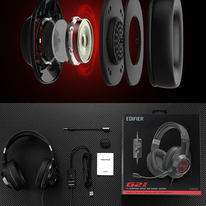 RGB 7.1 Virtual Surround Sound Modern Headset Microphone USB Packaging