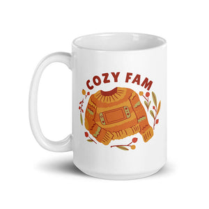 Seasonal Cozy Gamer Fam Portable Console Sweater Mug 15oz