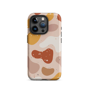 Soft Color Modern Abstract Shapes iPhone 15 Pro Robust Case