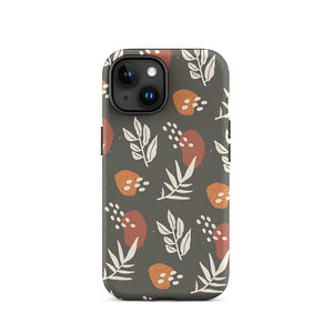 Soft Grayish Green Plant Leaf Seed iPhone 15 Case