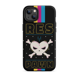 Vintage Game Over Respawn Skull iPhone 14 Plus Tough Case