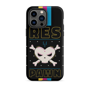 Vintage Game Over Respawn Skull iPhone 14 Pro Max Tough Case