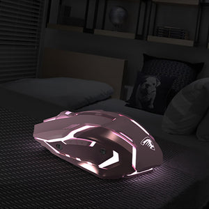 Werewolf Gaming Mouse 3200 DPI Silent Button USB RGB Dark Environment Picture