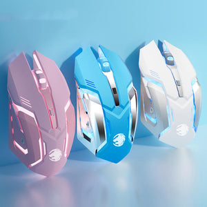 Werewolf Gaming Mouse 3200 DPI Silent Button USB RGB Display Picture