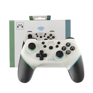 White Bluetooth Multi-Color Gamepad Vibration Turbo PC Switch