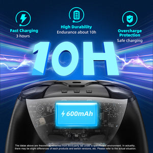 Wireless Elite Pro Mechanical Controller Vibration ALPS Joystick Battery Life