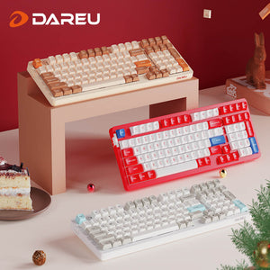 Wireless Tri-Mode Cozy Mechanical Keyboard RGB Backlight A78