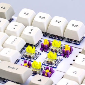Wireless Tri-Mode Cozy Mechanical Keyboard RGB Backlight MX Switches
