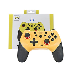 Yellow Bluetooth Multi-Color Gamepad Vibration Turbo PC Switch