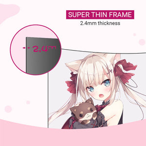 27" Pink Curved Monitor FHD 1080p 2ms VA 165hz HDMI 98% sRGB Thin Frame
