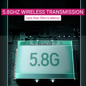 5.8Ghz Wireless Modern RGB Headset Microphone Noise Reduction