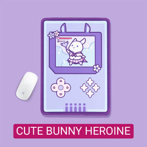 Adorable Rabbit Heroine Mouse Pad Anti-Slip Cute Design