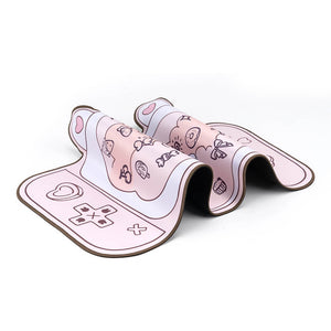 Big Pink Bunny Party Mouse Pad Non-Slip Soft Texture