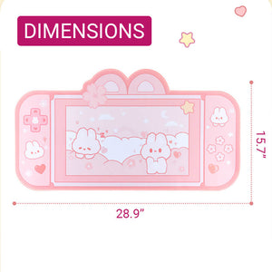 Big Rabbit Ear Mouse Mat Anti-Slip Dimensions