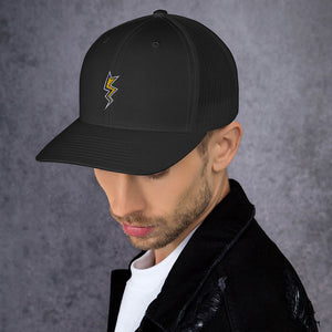 Black Dubsnatch Fam Lightning Trucker Cap Side Boy