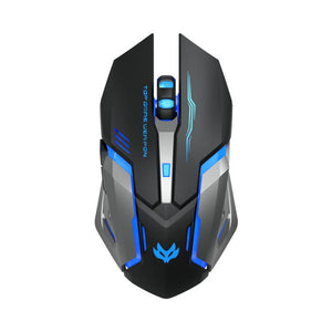 Black Fox Mouse Wireless 1600 DPI Optical Backlight