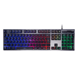 Black Girly Aluminum Keyboard Anti-Ghosting Backlight