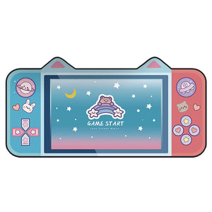 Blue Large Pet Ear Console Mouse Pad Non-Slip