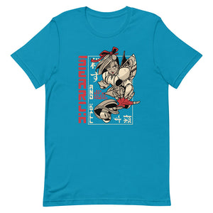Blue Unstable Cyberpunk Lolita Android Tee Machine Evolution
