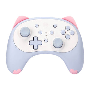 Blue Wireless Kitty Ear Controller Vibration Wake-Up Voice