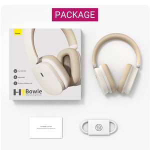 Bluetooth 5.2 Urban Modern Headphones Mic ANC Low Latency Package