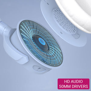 Cat Headset Wireless Noise Canceling Microphone LED HD Audio