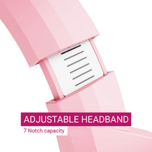 Cute Feline Ear Headset Microphone Stereo 3.5mm Jack Adjustable Headband