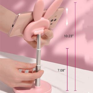 Cute Rabbit Phone Stand Tablet Height Adjustable