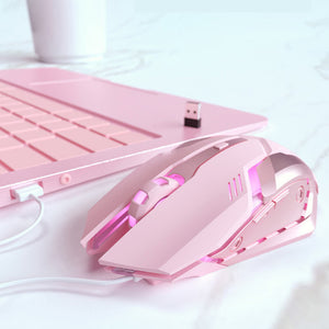 Eagle Mouse Wireless 2400 DPI Backlight Girly Ergonomic