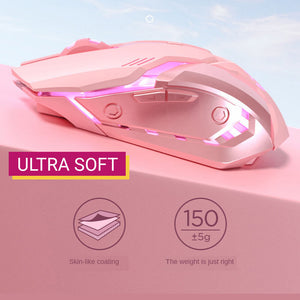 Eagle Mouse Wireless 2400 DPI Backlight Girly Soft