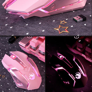 Eagle Mouse Wireless 2400 DPI LED Backlight Girly